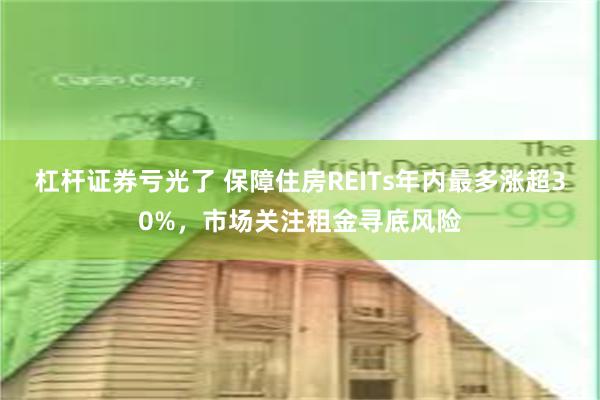 杠杆证券亏光了 保障住房REITs年内最多涨超30%，市场关注租金寻底风险