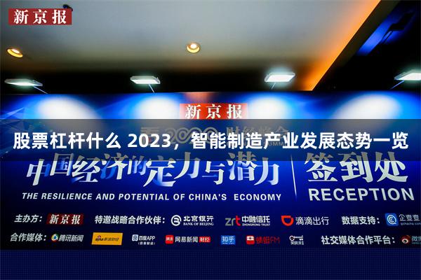 股票杠杆什么 2023，智能制造产业发展态势一览