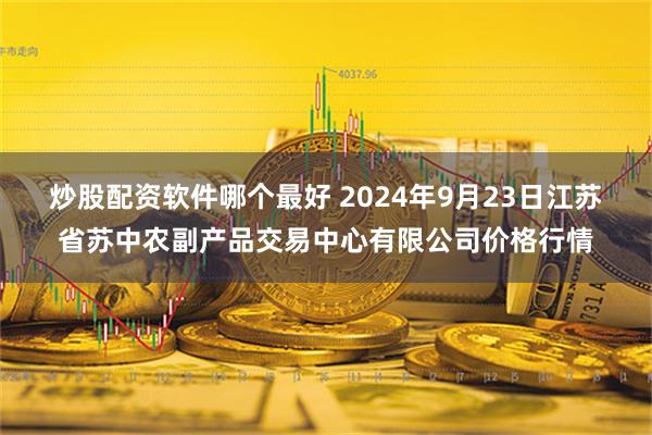 炒股配资软件哪个最好 2024年9月23日江苏省苏中农副产品交易中心有限公司价格行情