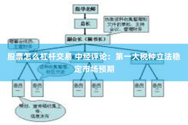 股票怎么杠杆交易 中经评论：第一大税种立法稳定市场预期